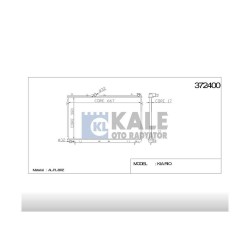 RADYATÖR SU ELANTRA  96-01 M-T BRAZING