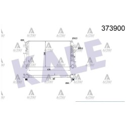 RADYATÖR SU CRAFTER 06= BJK-BJM-CKTB-CKUB 2.0 TDI 26mm BRAZING