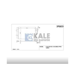 RADYATÖR KLİMA I-30 07-11 / CEED 08-11 BENZİNLİ