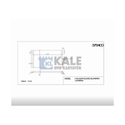 RADYATÖR KLİMA ELANTRA 01-07 590x363x18 RADYATÖR KLİMA ELANTRA 01-07 590x363x18