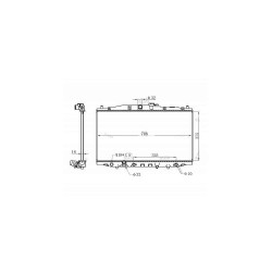 RADYATÖR SU ACCORD 03-08 2.0cc A-T BRAZING