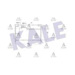 RADYATÖR KLİMA 626 92-97 RADYATÖR KLİMA 626 92-97
