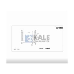 RADYATÖR KLİMA PICANTO 04= 437x348x18 RADYATÖR KLİMA PICANTO 04= 437x348x18