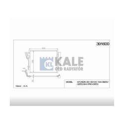 RADYATÖR KLİMA I-30 07-11 / CEED 08-11 DİZEL