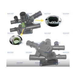 TERMOSTAT KOMPLE GOLF / A3 / BORA 02-06 AVU-BFQ 1.6 MANUEL
