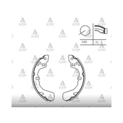 FREN BALATA APPLAUSE / SWIFT 88-05 - 06= 4x4 / LIANA / JUSTY / BALENO PABUÇ ARKA