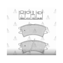 FREN BALATA ATOS  98-05 ÖN