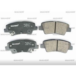 FREN BALATA ACCENT 11-18 BLUE / ELANTRA 11-20 / I-30 12-16 / I-20 14-21 / RIO 12= / CEED / SOUL / I-40 DİSK ARKA (YAY DELİKLİ)