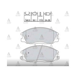 FREN BALATA STAREX 02-08 / SANTAFE 00-06 / ACTYON / KYRON / REXTON ÖN