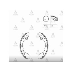 FREN BALATA RIO 00-04 PABUÇ ARKA