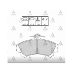 FREN BALATA CARISMA  96-01 1.8 / 01= 1.6 / COLT 04= ÖN