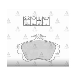 FREN BALATA CARISMA 00-06 / COLT 04-11 / VOLVO S40 / V40 ÖN