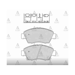 FREN BALATA CIVIC  96-00 1.6 ÖN