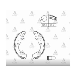 FREN BALATA B-2500 01-06 4X4 / BT-50 4X4 / RANGER PABUÇ ARKA