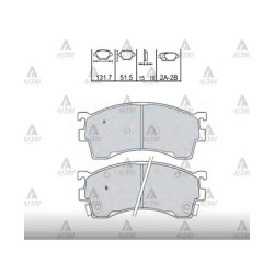 FREN BALATA 626  92-97 ÖN BÜYÜK TİP