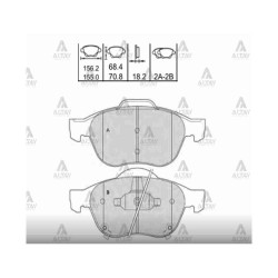 FREN BALATA FOCUS 03-12 / FOCUS III 12= / C-MAX 07-10 / C-MAX 15= / KUGA 08-12 / MAZDA 6 03-08 ÖN