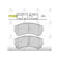 FREN BALATA MAZDA 6 09-12 ÖN