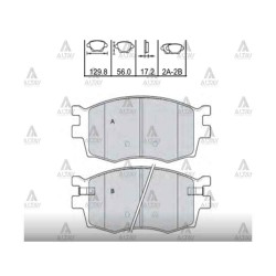 FREN BALATA ACCENT 06-11 ERA / RIO 06-11 / I-20 09-14 ÖN