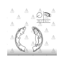 FREN BALATA ACCENT 06-11 ERA / I-30 / CEED / RIO 05= PABUÇ ARKA