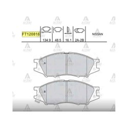 FREN BALATA ALMERA 03-08 ÖN