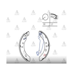 FREN BALATA MICRA  92-01 PABUÇ ARKA