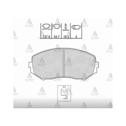 FREN BALATA GRAND VITARA 05-13 ÖN