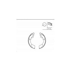 FREN BALATA CIVIC  92-95 / CIVIC 01-06 / HRV PABUÇ ARKA