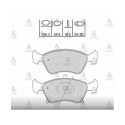 FREN BALATA AVENSIS  98-00 ÖN