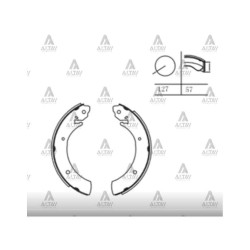 FREN BALATA H-100 94-06 MİNİBÜS / SSANGYONG REXTON / ACTYON / MUSSO PABUÇ ARKA (OEM TİP)