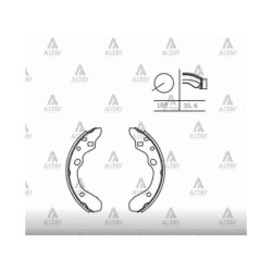 FREN BALATA 323  93-98 KALIN PABUÇ ARKA