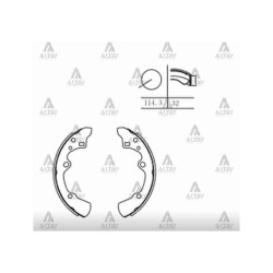 FREN BALATA 626    88-92 PABUÇ ARKA