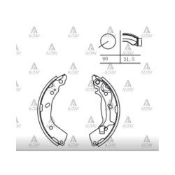 FREN BALATA GETZ 03-11 PABUÇ ARKA