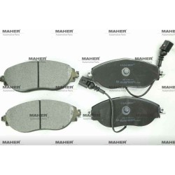 FREN BALATA GOLF6 12= / PASSAT 14= / PASSAT 08-12 / LEON 12= FİŞLİ ÖN BÜYÜK