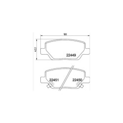 FREN BALATA EGEA 15= ARKA