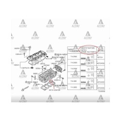 SİLİNDİR KAPAK CONTASI PICKUP 03-12 SKYSTAR / NAVARA 06-10 /  YD25DDTI ÇELİK 0.90mm 0 ÇENTİK