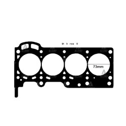 SİLİNDİR KAPAK CONTASI YARIS 06-11 1.3 2SZ-FE / SIRION / YRV / TERIOS 1.3 ÇELİK K3-VE