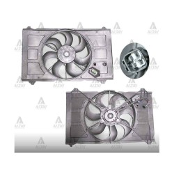 FAN RADYATÖR RIO 06-11 BENZİNLİ KLİMALI ( RESİME BAKINIZ )