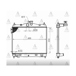 RADYATÖR SU GETZ 03-11 BENZİNLİ M-T BRAZING