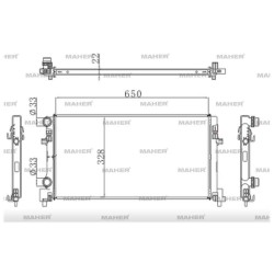 RADYATÖR SU GOLF7 / A3 / LEON 13= CJZA-CJZB-CLHB-CRKB-CRKA 1.2TSI-1.6 TDI BRAZING