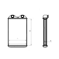 RADYATÖR KALORİFER HILUX 89-05 BRAZING