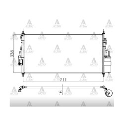 RADYATÖR KLİMA ALMERA 00= 1.5-1.6 BRAZING