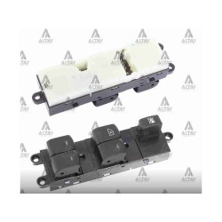 DÜĞME CAM AÇMA QASHQAI 07-20 ÖN SOL / NOTE / NAVARA 06-15 / XTRAIL (IŞIKLI 5 TUŞLU)