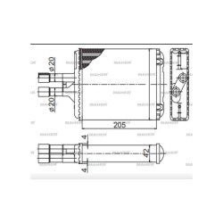 RADYATÖR KALORİFER VECTRA B  95-03 MEKANİK KLIMASIZ