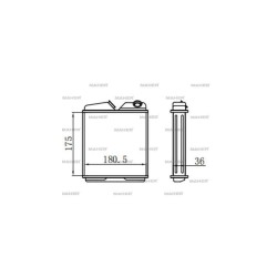 RADYATÖR KALORİFER VECTRA A    88-95 / ASTRA F 91-98 BRAZING