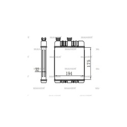 RADYATÖR KALORİFER ASTRA G  98-07 / ZAFIRA A 99-05 / ZAFIRA B 05-11 / BEHR TİPİ BRAZING