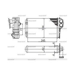 RADYATÖR KALORİFER 206  98-06 MEKANİK