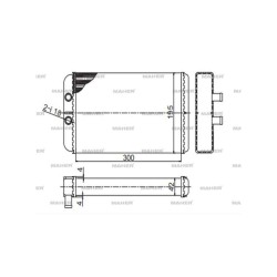 RADYATÖR KALORİFER JUMPER II 02-06 / DUCATO II 02-06 / BOXER II 02-06 MEKANİK