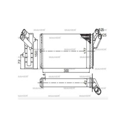 RADYATÖR KALORİFER JUMPY I  94-07 / SCUDO 96-06 / EXPERT 96-06 MEKANİK