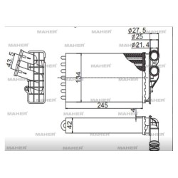 RADYATÖR KALORİFER C4 04-09 / 307 00-07 MEKANİK