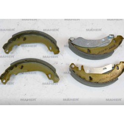 FREN BALATA 306  94-01 / XSARA 97-00 LEVYELİ ABSSİZ PABUÇ ARKA